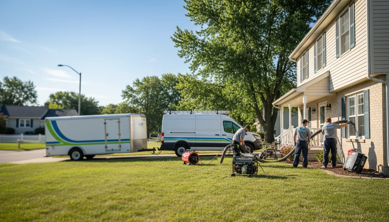 Flooded Basement Restoration And Cleanup With Repair in Rapid City, MI near me